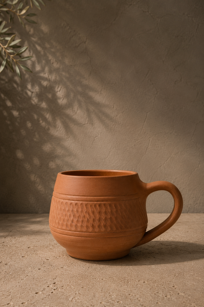 Minimalist Terracotta Tea Set (6 pcs)