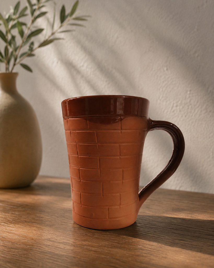 Artisan Brick Pattern Mug