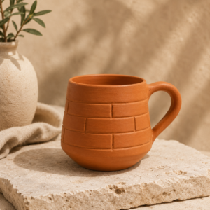 Textured Brick Tea Cup Set (6 pcs)