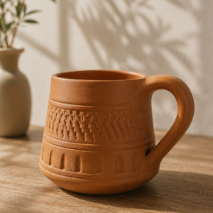 Modern Earthen Tea Cups (6 pcs)