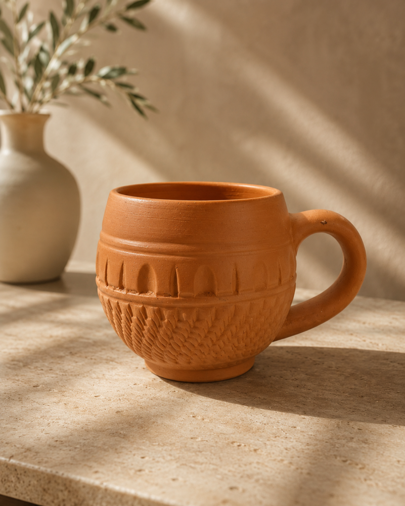 Premium Terracotta Chai Set (6 pcs)